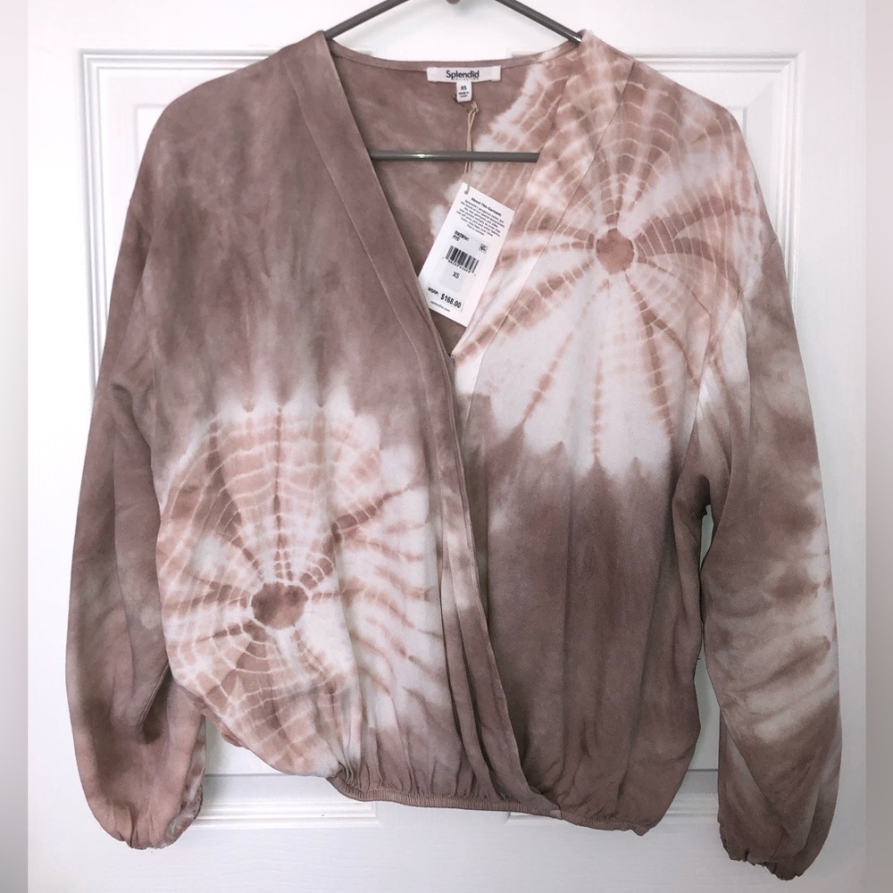 Splendid wrap top (XS)